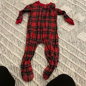 Plaid footies